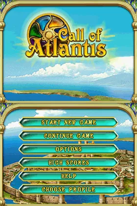 Call of Atlantis (Europe) (En,Fr,De,Es,It,Nl) (Rev 1) screen shot title